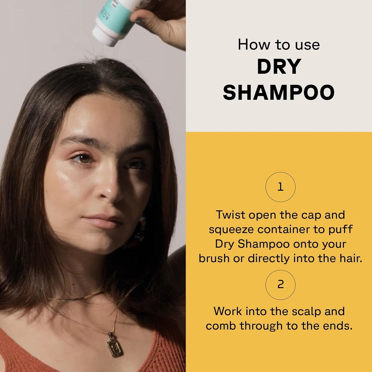 imageAcure Dry Shampoo Mini Powder Dry Shampoo for Women with Blonde amp Dark Hair Care to Refresh Treated Color Tinted Hair with Rosemary amp Peppermint Non Aerosol Clean 100 Vegan 17 oz Travel SizeRosemary Peppermint