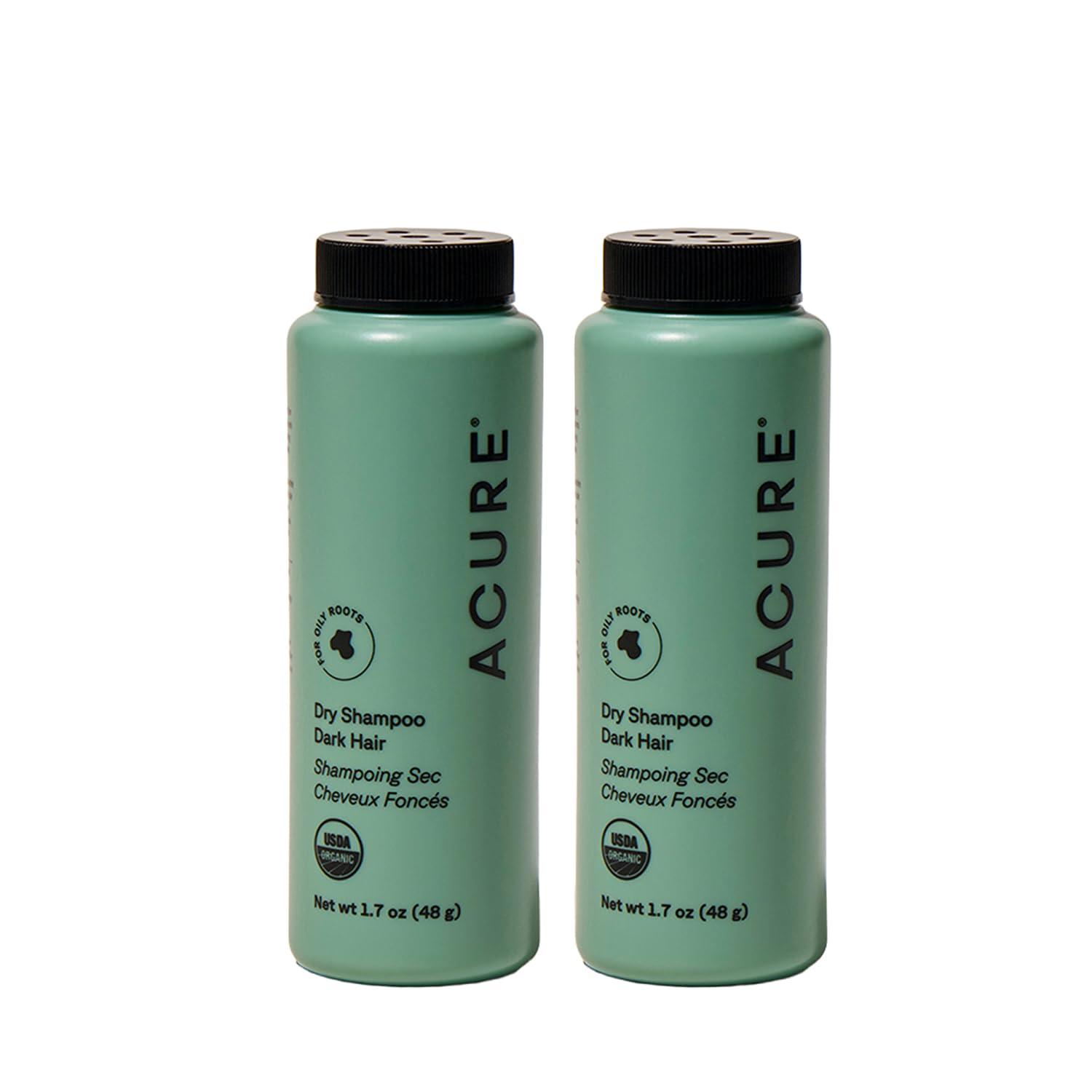 imageAcure Dry Shampoo Mini Powder Dry Shampoo for Women with Blonde amp Dark Hair Care to Refresh Treated Color Tinted Hair with Rosemary amp Peppermint Non Aerosol Clean 100 Vegan 17 oz Travel SizeRosemary Cocoa