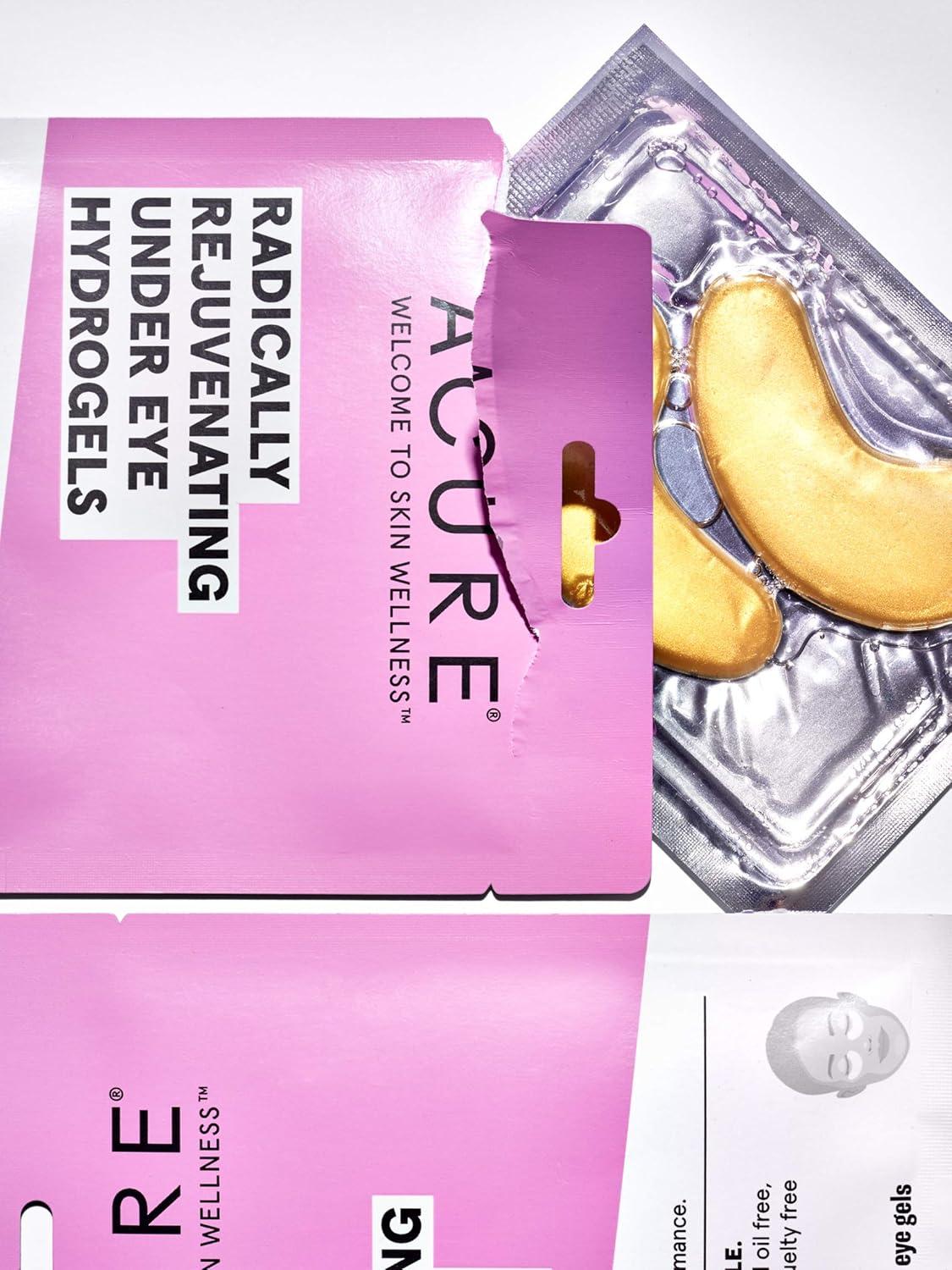 imageAcure Seriously Soothing Under Eye Hydrogels 100 Vegan For Dry to Sensitive Skin Blue Tansy amp Arnica Soothes amp Minimizes Dark Circles Two Single Use 024 Fl OzRadically Rejuvenating