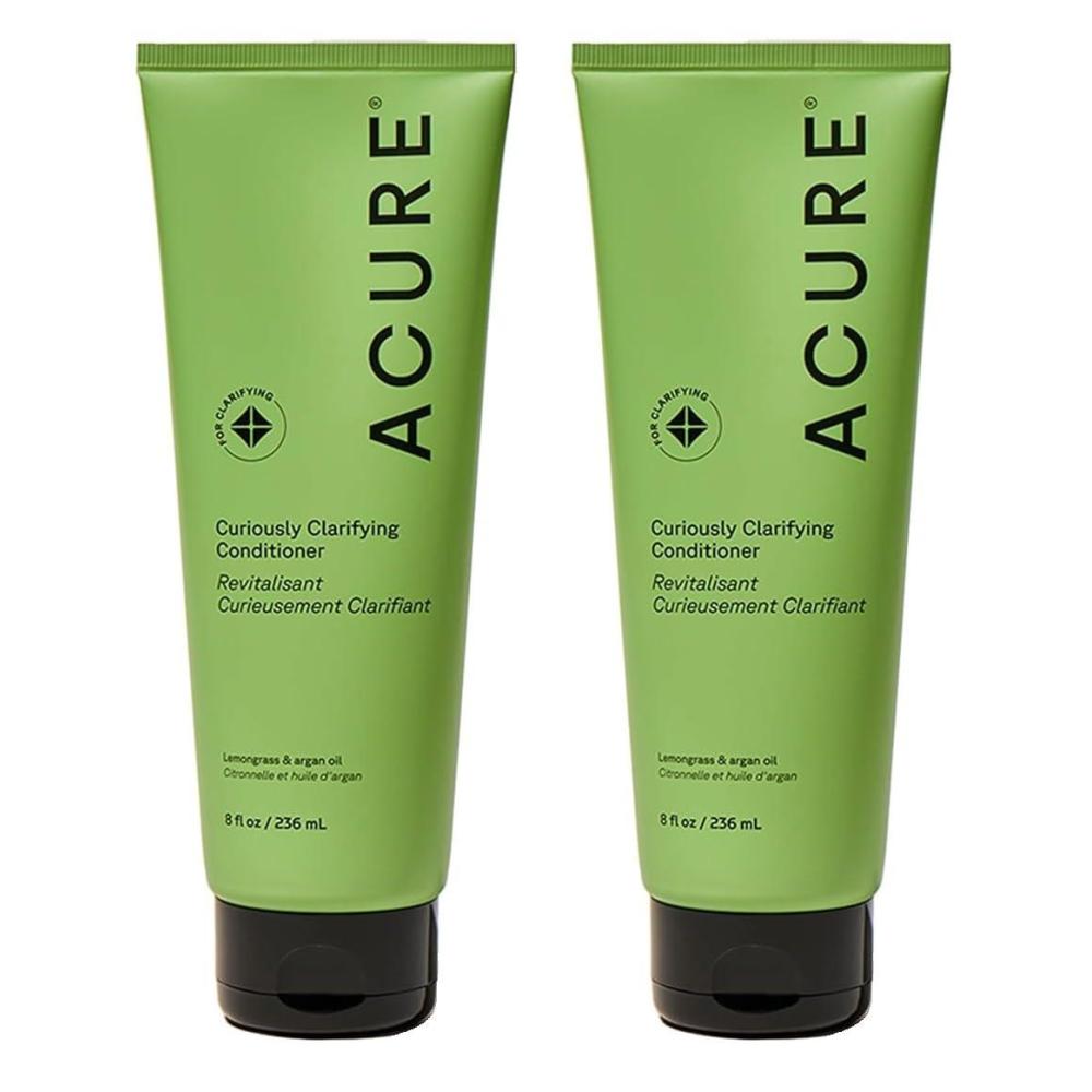 imageAcure Curiously Clarifying Conditioner  Hair Conditioner for Women amp Men with Oily Hair amp Residue Lightweight Hair Care for Curly Straight Thick amp Thin Locks Sulfate Free Vegan  8 fl oz8 Fl Oz Pack of 2