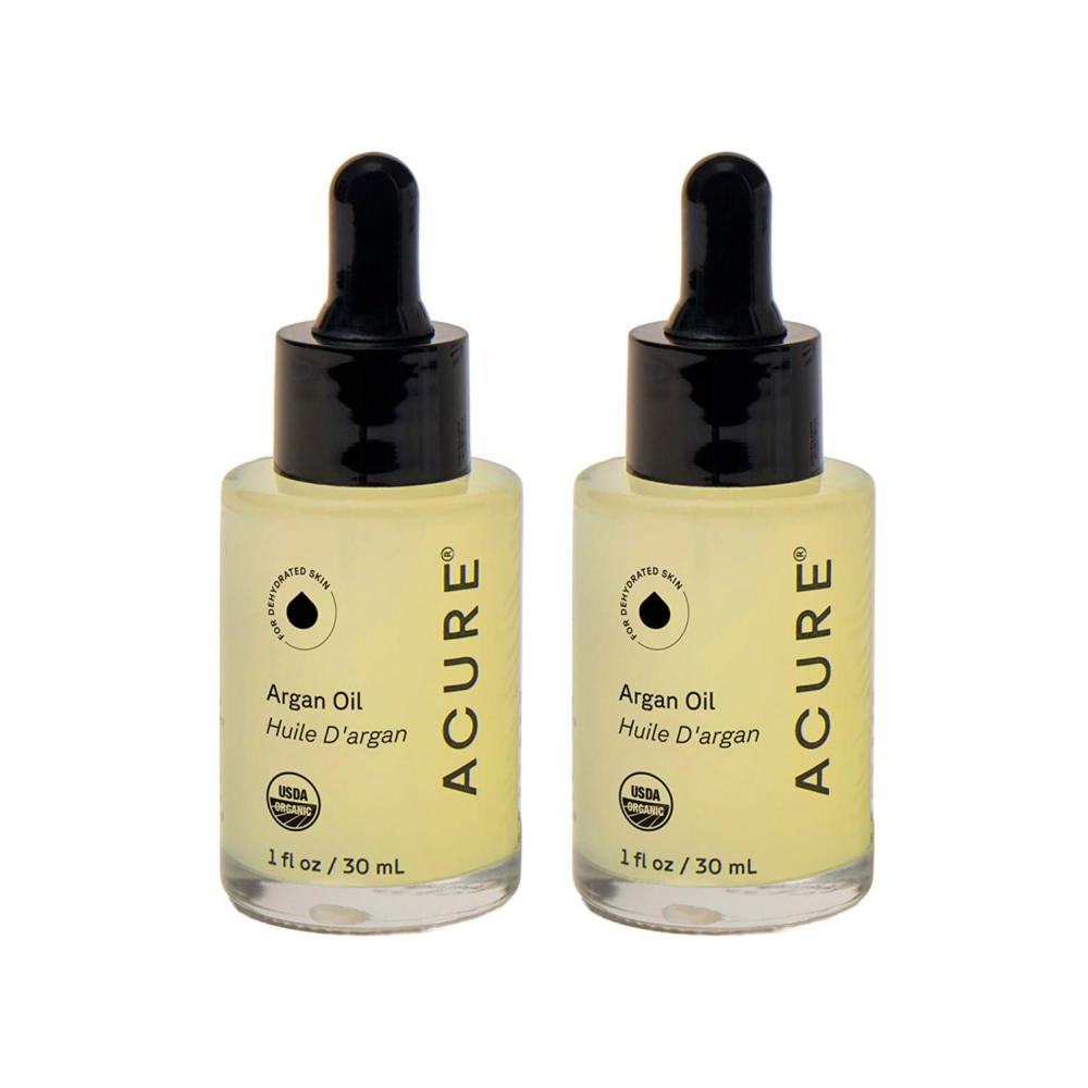 imageAcure The Essentials Argan Oil Organic Argan Oil for Hair amp Skin Pure Nourishing Moisture Treatment for Face amp Body Carrier Oil for Essential Oils Vegan Natural Cold Pressed 1 fl oz1 Fl Oz Pack of 2