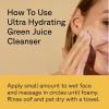 Acure Ultra Hydrating Green Juice Face Cleanser – Superfood Cleanser, Green Face Wash for Women & Men, Clean Skin Formula with Spinach, Blackhead Remover, Pore Scrub, Facial Cleansing Foam – 4 fl oz(4 Fl Oz (Pack of 1))