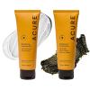 Acure Brightening Cleansing Gel – Vegan Face Scrub, Gentle Facial Cleanser for Radiant Skin with Pomegranate, Blackberry & Acai Infused, Antioxidant-Rich Formula for All Skin Types – 4 fl oz(Scrub & Cleanser)
