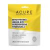 Acure Seriously Soothing Under Eye Hydrogels, 100% Vegan, For Dry to Sensitive Skin, Blue Tansy & Arnica – Soothes & Minimizes Dark Circles, Two Single Use, 0.24 Fl Oz(Brightening – Supergreens)