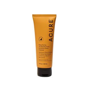 Acure Resurfacing 1% Glycolic Acid & Unicorn Root Cleanser – Exfoliating Face Wash, Glycolic Acid Cleanser for Face, Brightening Anti Aging Cream to Foam Facial Cleanser, Sulfate Free, Vegan – 4 fl oz(4 Fl Oz (Pack of 1))