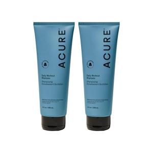 Acure Simply Smoothing Shampoo and Conditioner Set – Hydrating & Moisturizing for Women & Men, Moisturize Frizzy, Dry, Damaged Hair w/Coconut Water, Vegan, Paraben & Sulfate Free – 8 fl oz (2 Pack)(8 Fl Oz (Pack of 2))