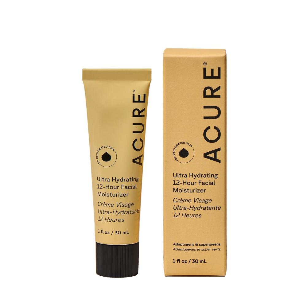 imageAcure Ultra Hydrating 12 Hour Facial Cream  Intense Face Moisturizer for Women amp Men Hydrating Lotion to Tone amp Replenish Dry Skin with Ashwagandha Holy Basil amp Antioxidants Vegan  17 fl oz17 Fl Oz Pack of 1