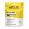 Acure Brightening Biocellulose Gel Mask | 100% Vegan | For A Brighter Appearance | Niacinamide & Kale – Vitamin B3 |One Single Use | All Skin Types |1 Count(Coconut)