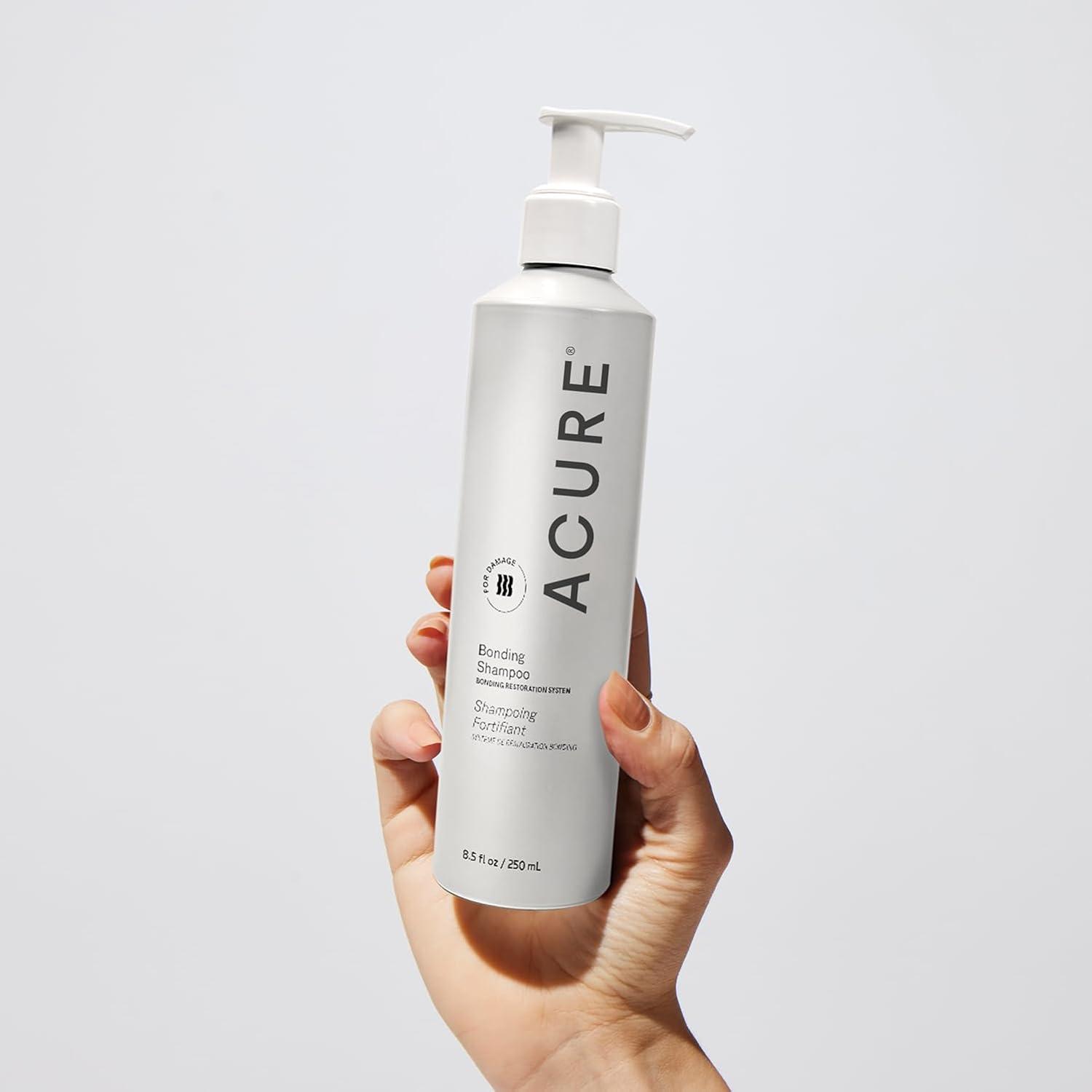 imageAcure Bonding Shampoo Strengthening Shampoo for Women amp Men Moisturize amp Soften Fine Dry Damaged Color Treated Hair amp Scalp w Chia Seed amp Avocado Oil Vegan Paraben amp Sulfate Free 8 fl oz8 Fl Oz Pack of 2