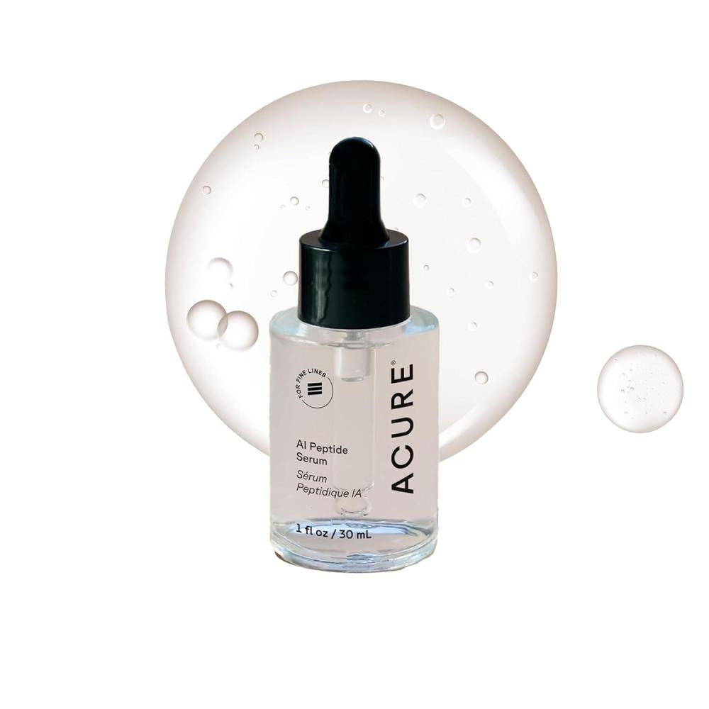 imageAcure AI Peptide Serum for Face amp Skin Anti Aging Skincare for Women Niacinamide Hydrating Facial Care Face Serum for Firm Skin Reduces Wrinkles amp Uneven Tone Brightens Glow 1 fl oz 2 Pack1 Fl Oz Pack of 1