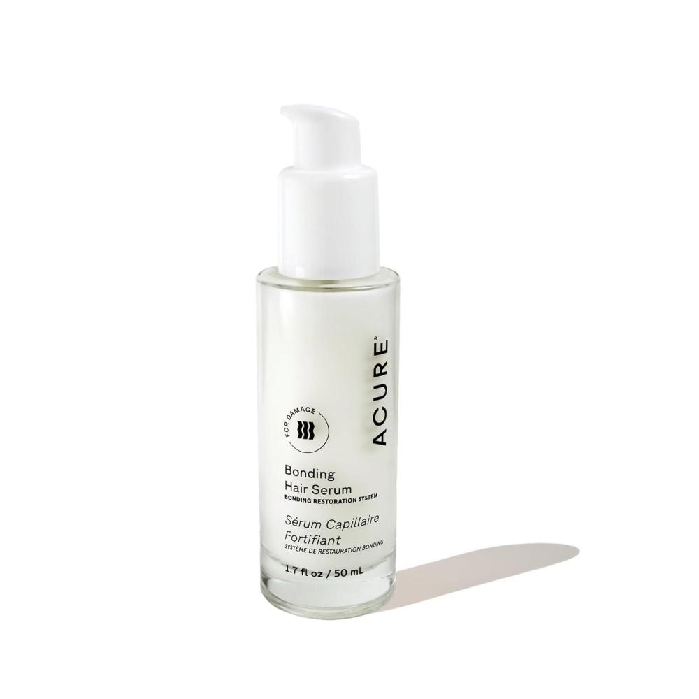 imageAcure Bonding Hair Serum  Leave In Hair Oil for Damaged and Frizzy Hair Treatment for Damage Split Ends Use on Dry Curly Straight Locks for Lightweight Frizz Control amp Shine  17 fl oz 2 Pack17 Fl Oz Pack of 1
