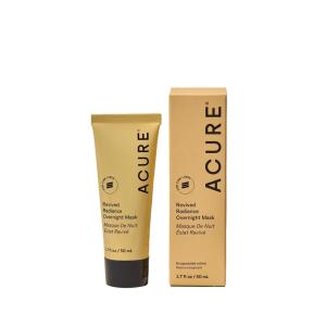 Acure Revived Radiance Overnight Mask – Night Face Mask for Sleeping, Hydrating Facial Jelly for Glass Skin & Natural Glow, Anti Aging & Nourishing with Encapsulated Retinol & Avocado Oil – 1.7 fl oz