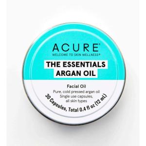 Acure The Essentials Argan Oil Capsules | Certified Organic Pure Cold Argan Oil, Single Use Capsules For All Skin Types, 30 Capsules(Argan Oil Capsules)